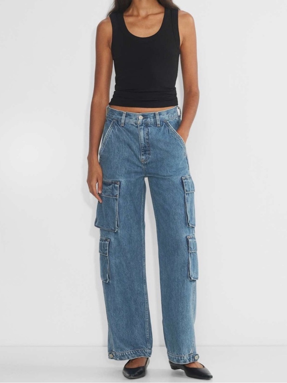 Aritzia | Denim Forum - The 90s Millie High Rise Cargo